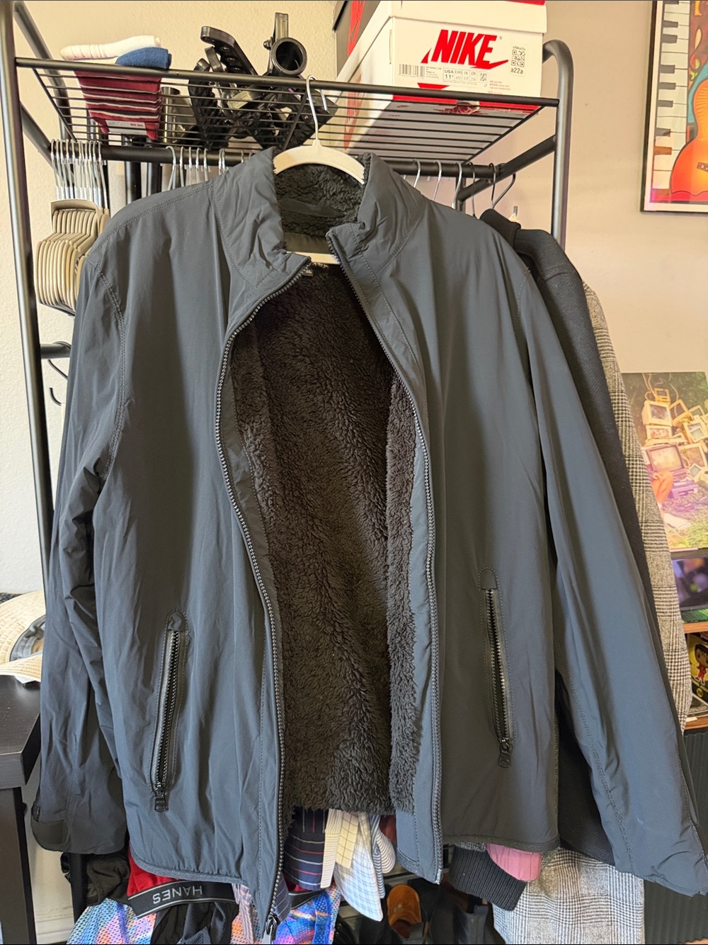 Men's Lightweight Sherpa-Lined Jacket